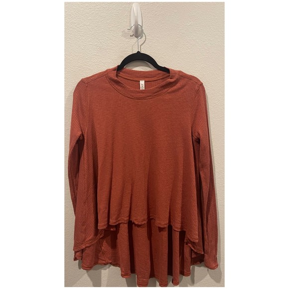 LULULEMON Dare to Drape Long Sleeve Rustic Clay - Picture 2 of 4